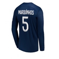 Paris Saint-Germain Marquinhos #5 Fußballbekleidung Heimtrikot 2022-23 Langarm